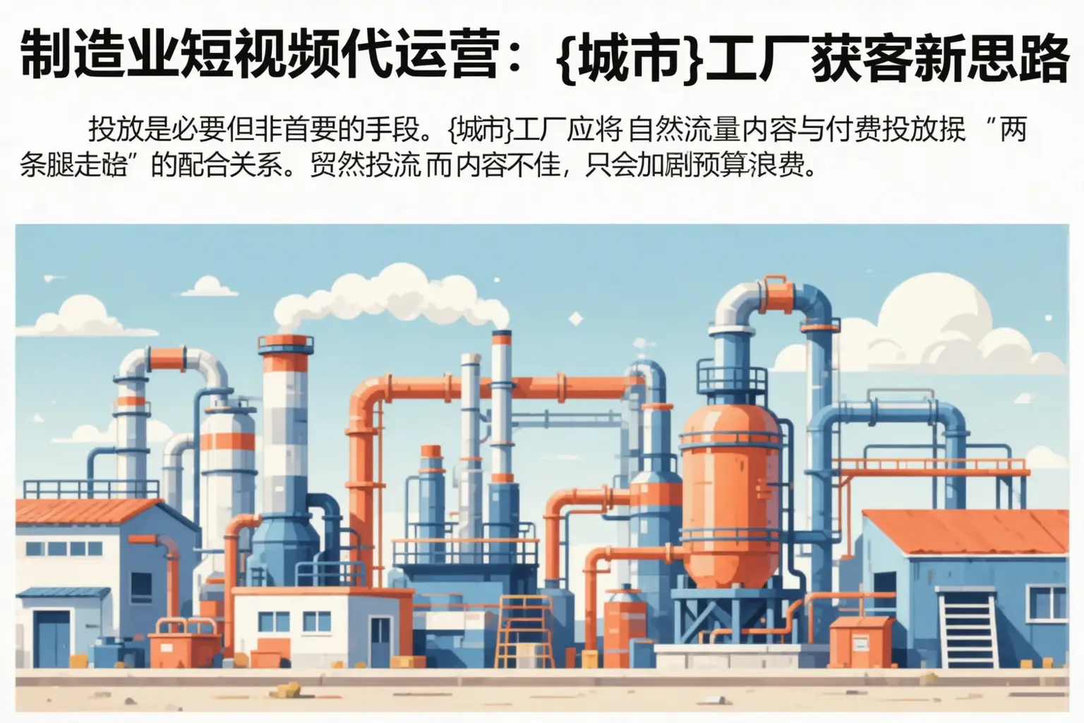 制造业短视频代运营：当阳工厂获客新思路