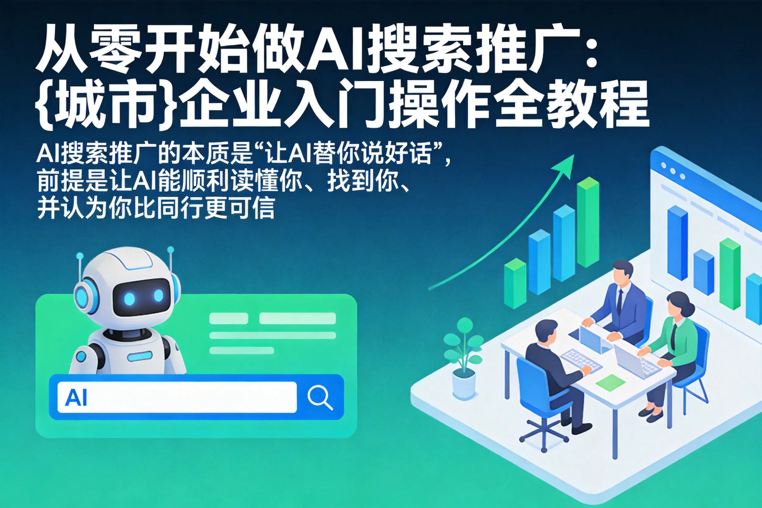 从零开始做AI搜索推广:当阳企业入门操作全教程