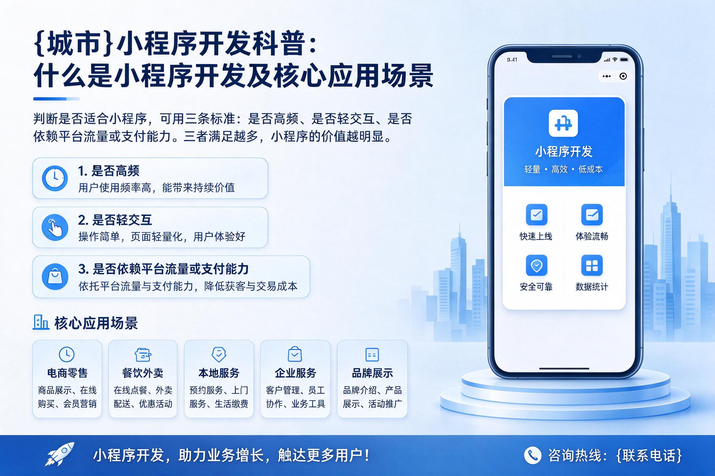 当阳小程序开发科普:什么是小程序开发及核心应用场景